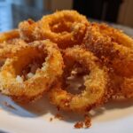 Air Fryer Crispy Garlic Parmesan Onion Rings