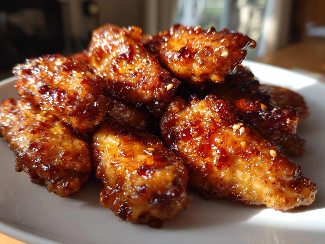 Irresistible Air Fryer Crispy Honey Garlic Chicken Wingettes in 15 Minutes