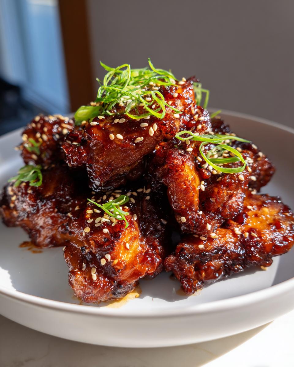 Air Fryer Crispy Korean BBQ Chicken Thighs - detail 1