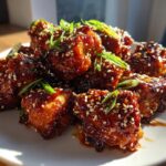 Air Fryer Crispy Korean BBQ Chicken Thighs