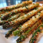 Air Fryer Crispy Parmesan Crusted Asparagus Fries