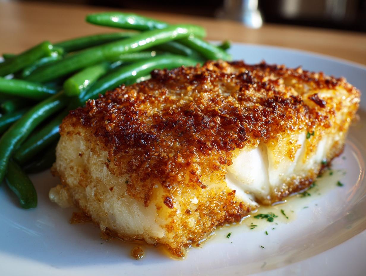 25-Minute Air Fryer Crispy Parmesan Crusted Cod That Wows
