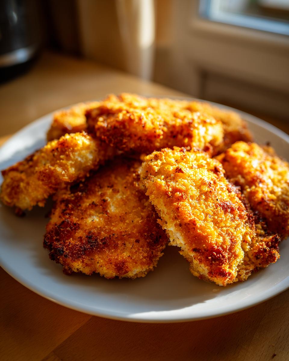 Air Fryer Crispy Ranch Breaded Chicken Cutlets - detail 1