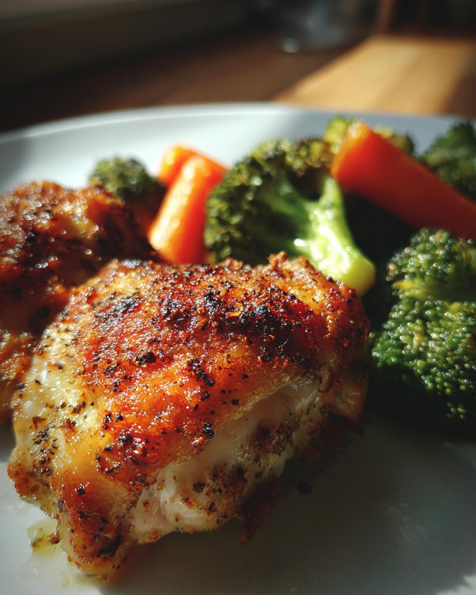 Air Fryer Crispy Ranch Chicken Thigh and Veggie Bake - detail 1