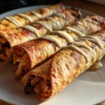 Air Fryer Crispy Southwest Chicken Taquitos