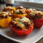 Air Fryer Crispy Taco Stuffed Mini Peppers