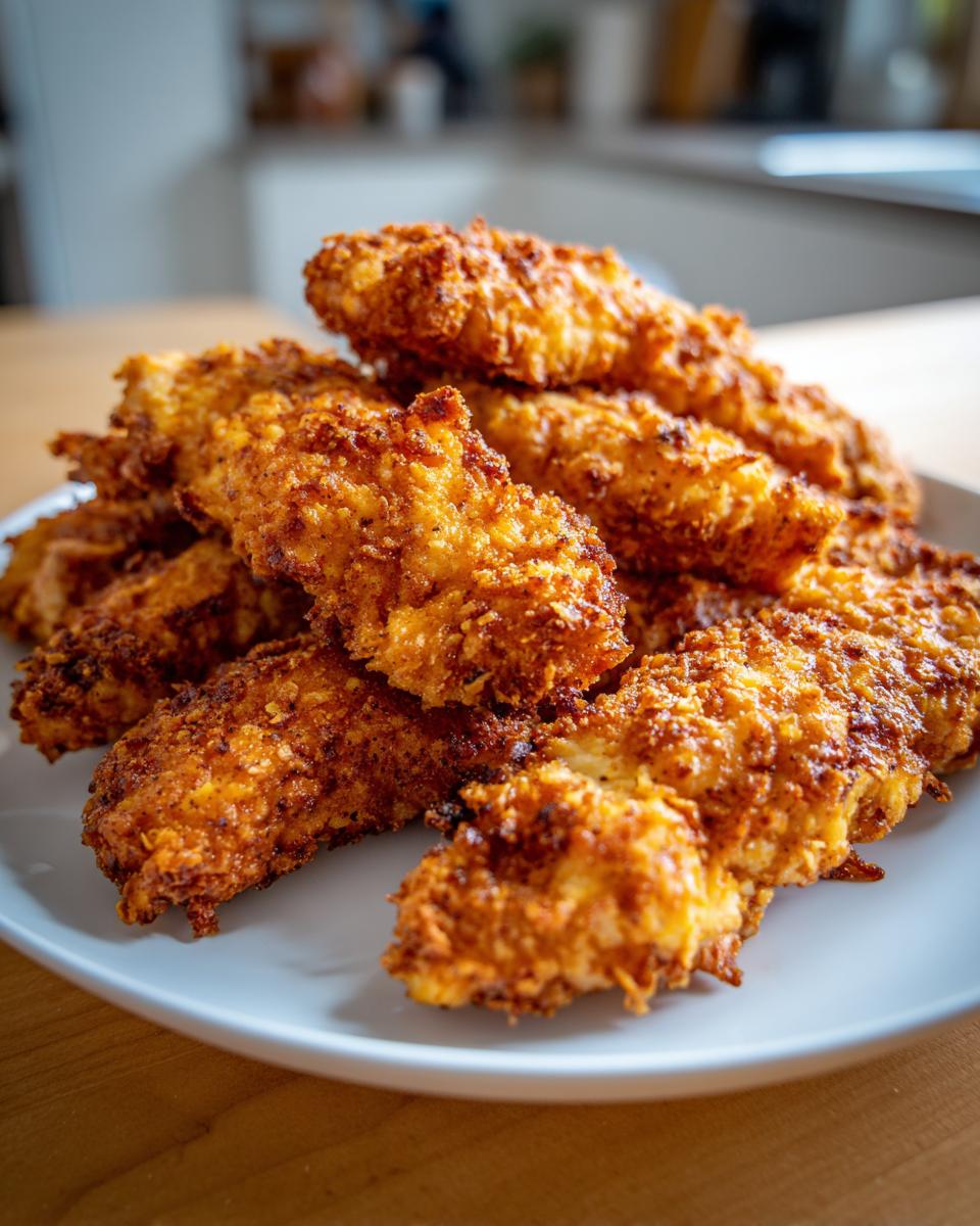 Air Fryer Crispy Tortilla-Crusted Chicken Tenders - detail 1