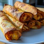 Air Fryer Crispy Turkey Breakfast Taquitos