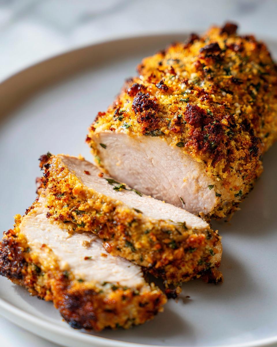 Air Fryer Garlic Parm Crusted Turkey Tenderloin - detail 1