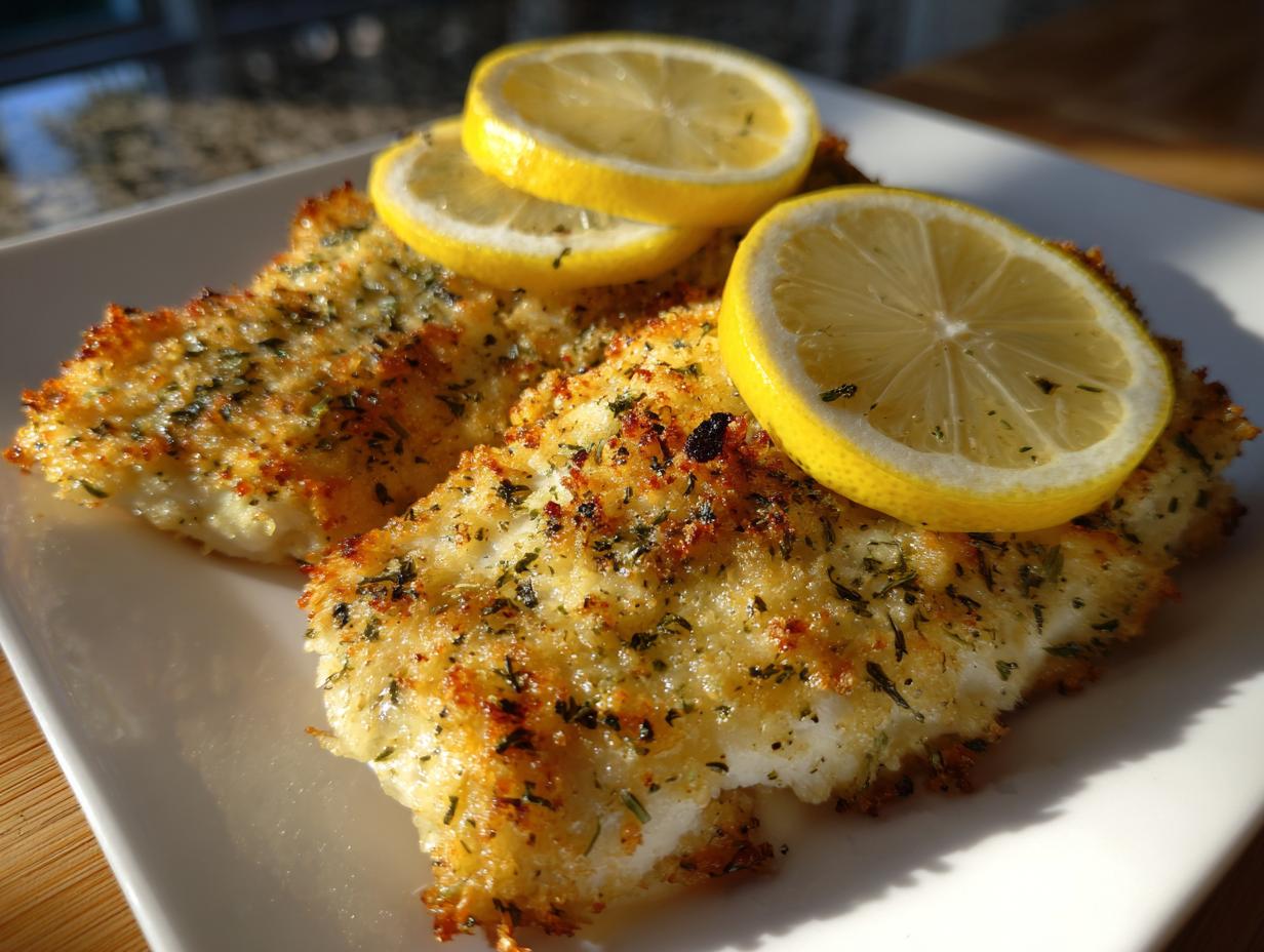 “Crispy Air Fryer Garlic Parmesan Tilapia in Just 20 Minutes”