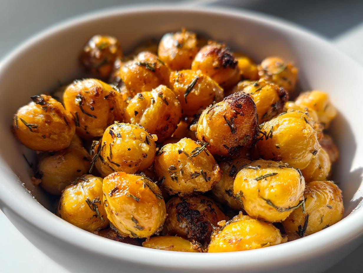 Air Fryer Garlic Ranch Roasted Chickpeas: 30-Minute Crunchy Bliss