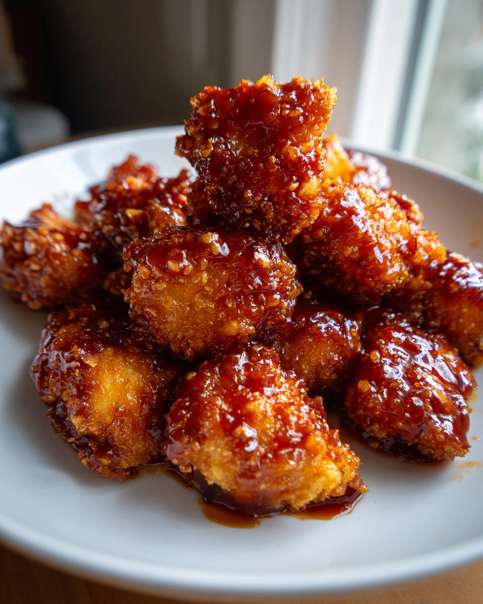 Air Fryer Hot Honey BBQ Cauliflower Nuggets - detail 1