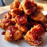 Air Fryer Hot Honey BBQ Cauliflower Nuggets