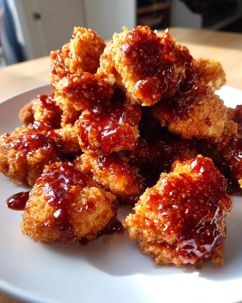 Unbelievably Crispy 30-Minute Air Fryer Hot Honey BBQ Cauliflower Nuggets
