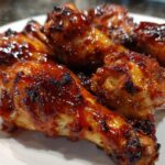 Air Fryer Hot Honey BBQ Chicken Drumettes