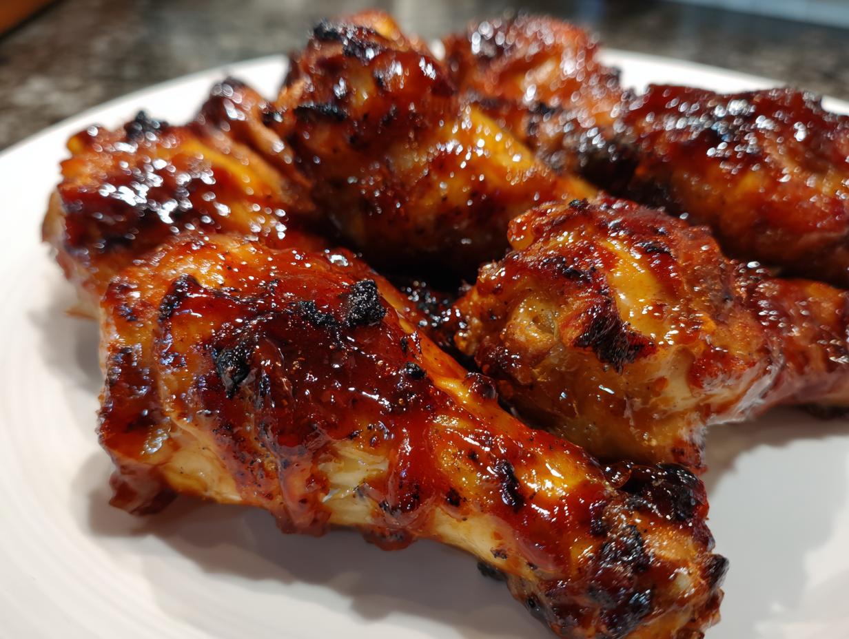 Irresistible Air Fryer Hot Honey BBQ Chicken Drumettes in 30 Minutes