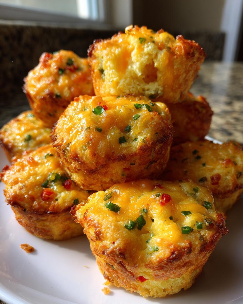 Air Fryer Jalapeño Cheddar Cornbread Muffin Bites - detail 1