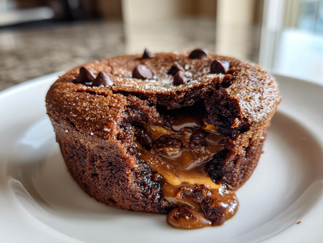 15-Minute Air Fryer Peanut Butter Chocolate Lava Cakes Will Blow Your Mind