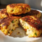 Air Fryer Pepper Jack Jalapeño Chicken Patties