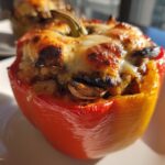 Air Fryer Philly Cheesesteak Stuffed Peppers for Cozy Dinners