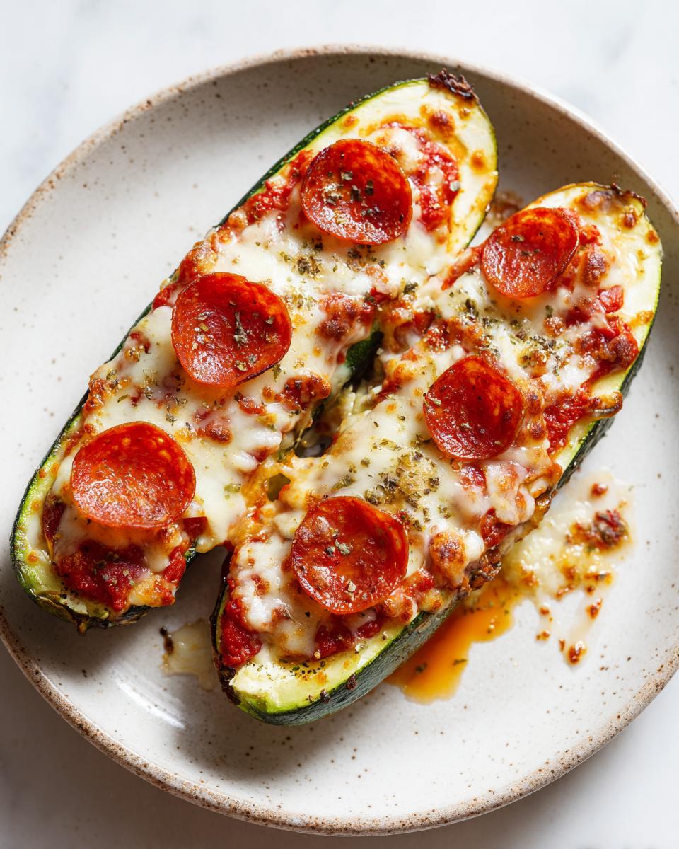 Air Fryer Pizza-Stuffed Zucchini Boats for Low-Carb Nights - detail 1