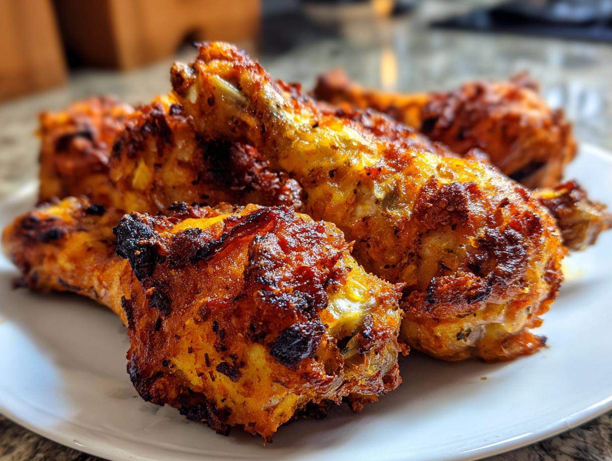 12-Minute Air Fryer Ranch Chicken Drumsticks: Crispy Skin Heaven