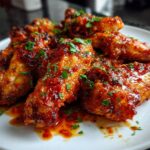 Air Fryer Spicy Garlic Parmesan Wings for Super Bowl