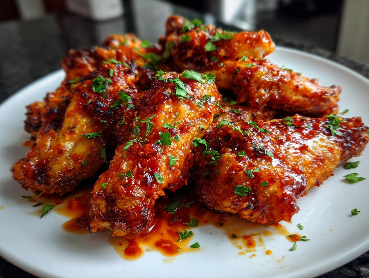 Irresistible Air Fryer Spicy Garlic Parmesan Wings in 30 Minutes