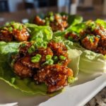 Air Fryer Sweet Chili Garlic Chicken Lettuce Wraps