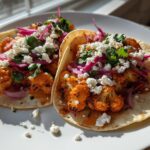 Air Fryer Sweet Chili Lime Cauliflower Tacos