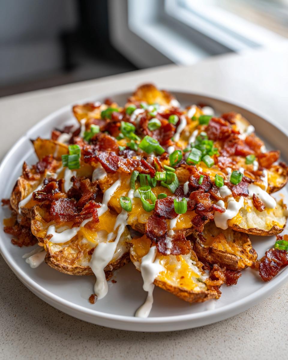 Game-Day Air Fryer Loaded Baked Potato Wedges with Ranch - detail 1