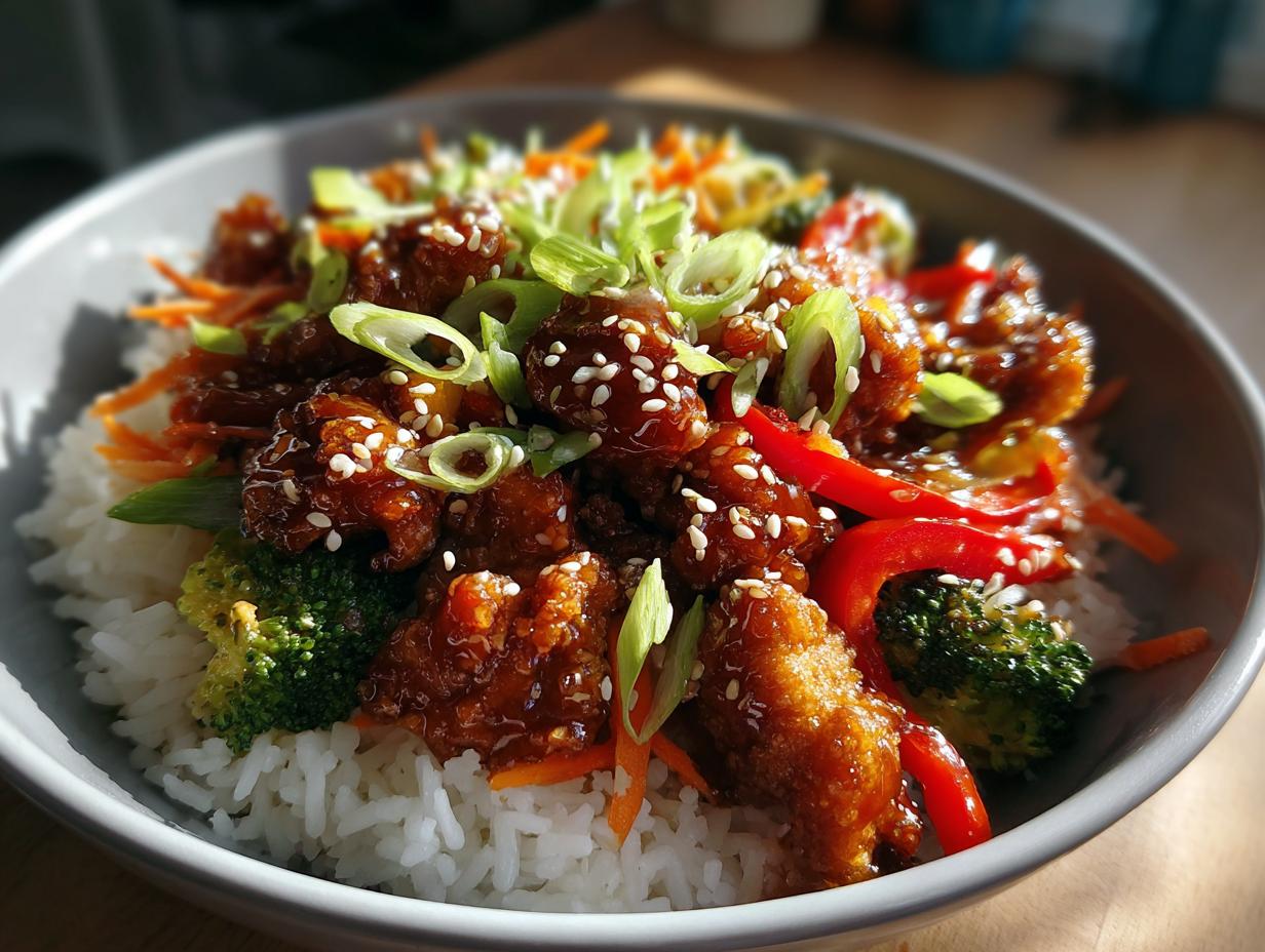 25-Minute One-Basket Air Fryer Teriyaki Chicken Bowl Bliss