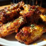 crispy Air Fryer Garlic Parm Chicken Wings for Game Day Crowds