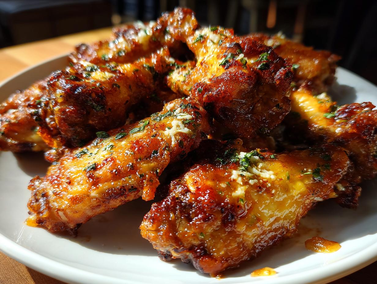 23-Minute Crispy Air Fryer Garlic Parm Chicken Wings That Wow Crowds